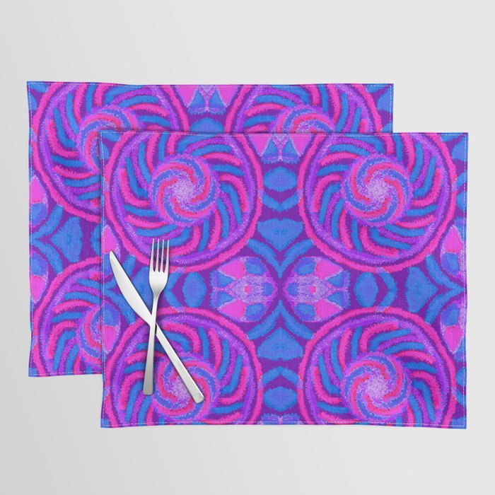 Swirling wheels Placemat