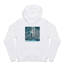Tulsa - United States Gardenia Marble Map Hoody