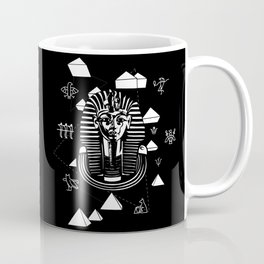 Awesome design featuring an illustration of a sphynx with Egyptian elements around. Coffee Mug