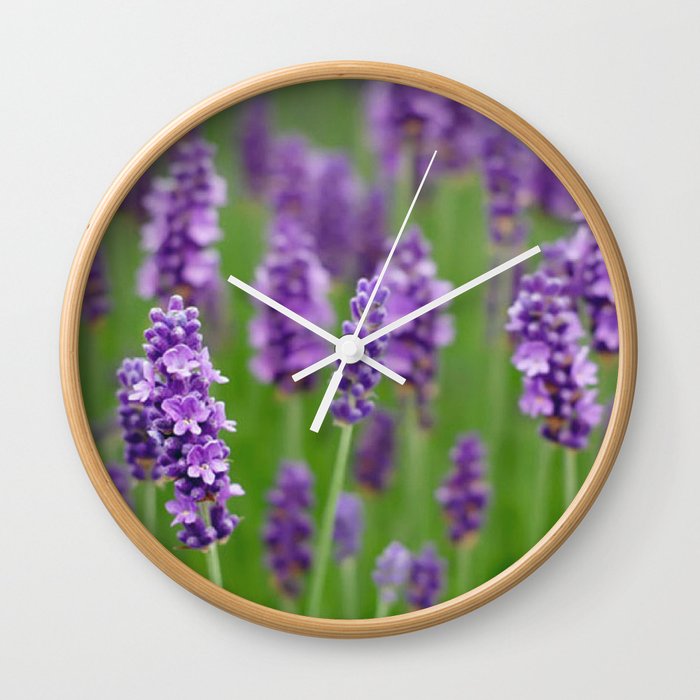 lavender Wall Clock