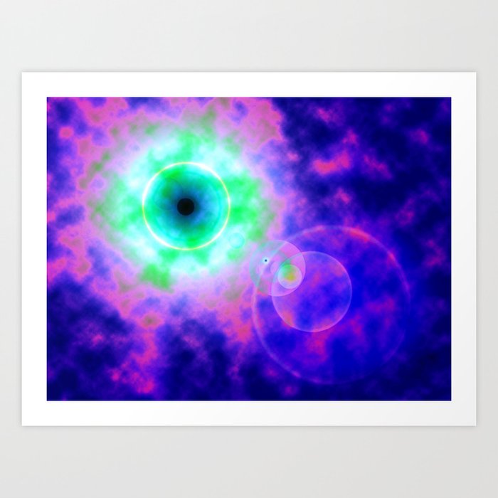 Space Eye Art Print