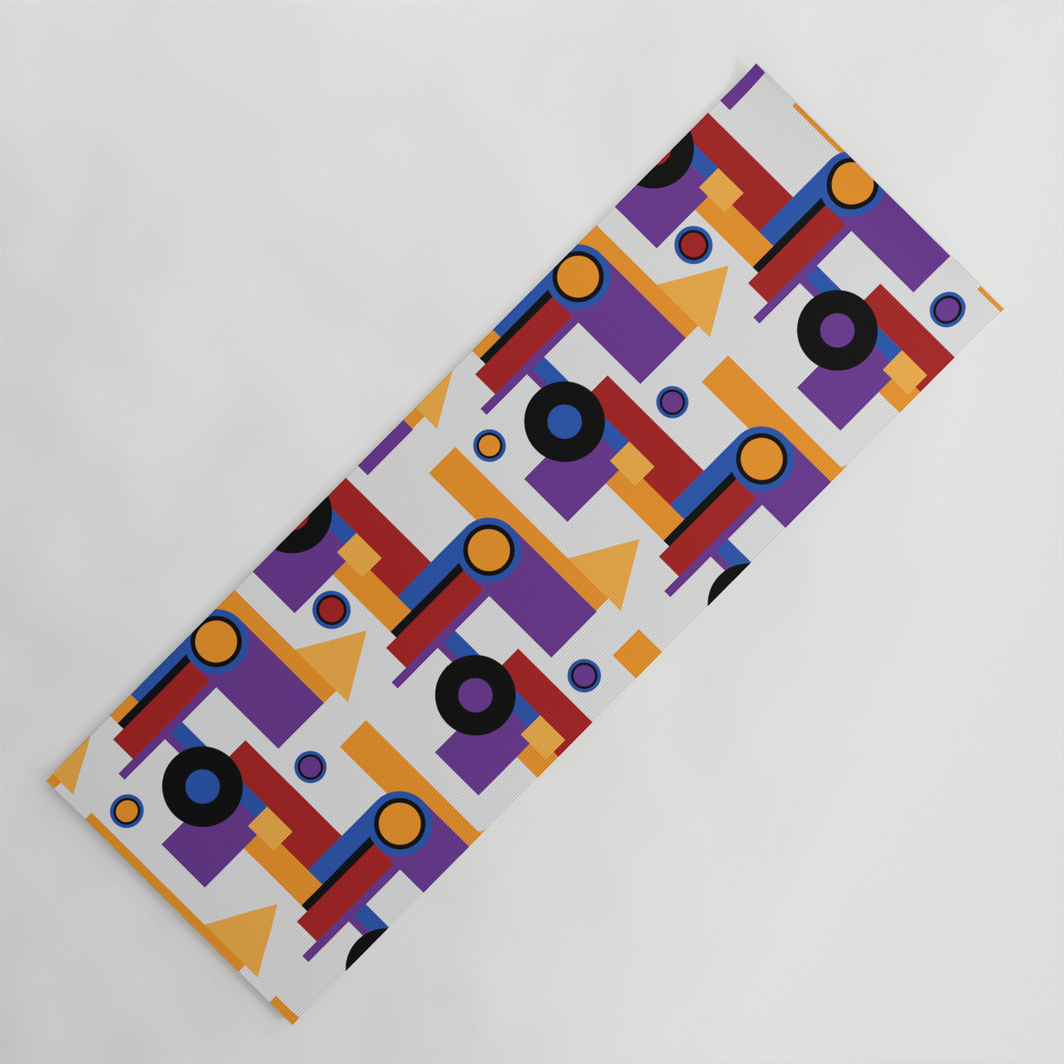 Bauhaus Shapes And Modern Colors Yoga Mat By Danadudesign Society6