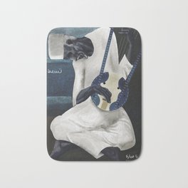 The old Tambour Player Bath Mat