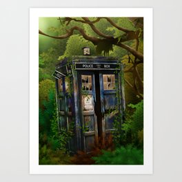 10th Doctor Art Prints Society6