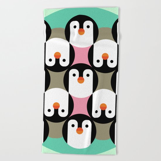 PenguinGame Beach Towel