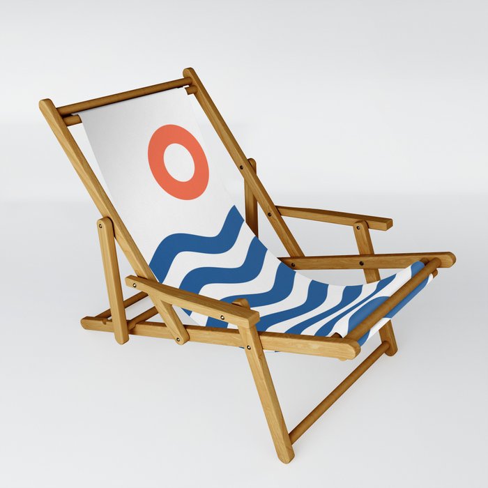 Nautical 02 Seascape Sling Chair