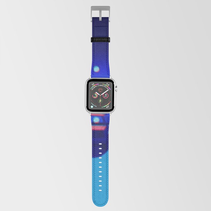 surrealism guy billout car blue  Apple Watch Band