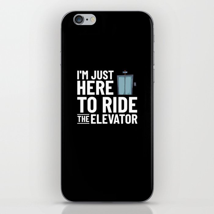 Elevator Buttons Mechanic Technician Door Lift iPhone Skin