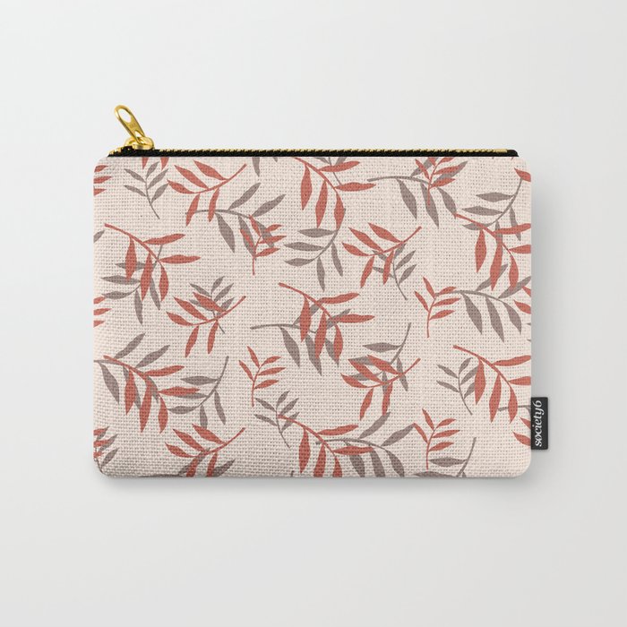 Boho Leaves Carry-All Pouch