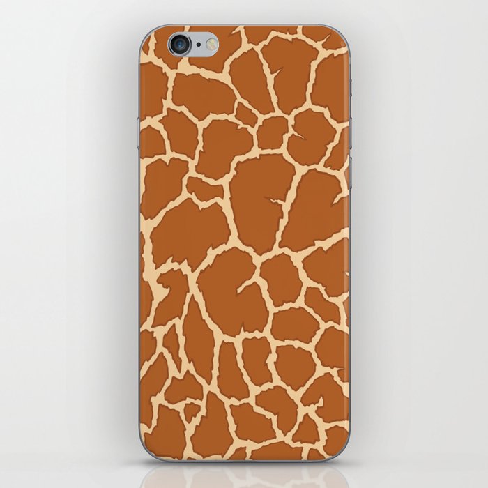 Giraffe pattern. Animal skin print . Digital Illustration Background iPhone Skin