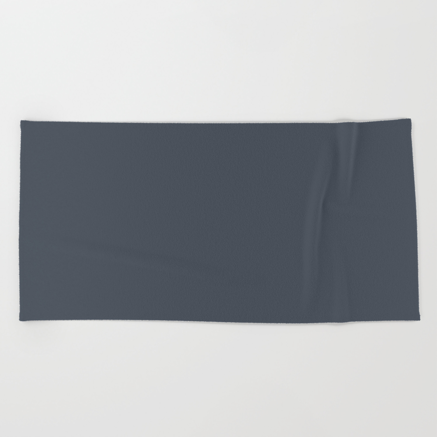 Dark Slate Blue Gray Solid Color Pairs To Benjamin Moore S Hale Navy Hc 154 Beach Towel By Simplysolids Society6