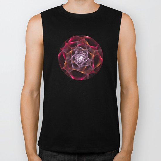 Fractal Rose Biker Tank