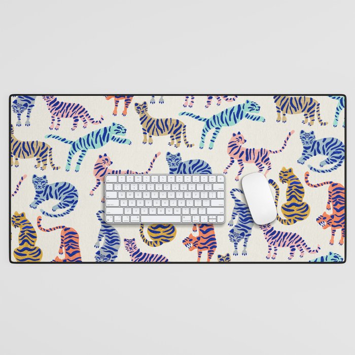 Tiger Collection – Indigo Palett Desk Mat