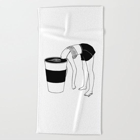Coffee, First Beach Towel