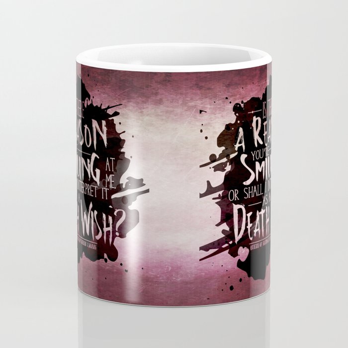 Death Wish quote Design Coffee Mug by evieseo | Society6