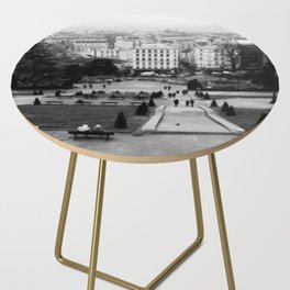 Unfocused Paris Nº 8 | Gardens of Butte Montmartre and panorama of the city | Out of focus photography Side Table