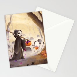Meeting death Stationery Card
