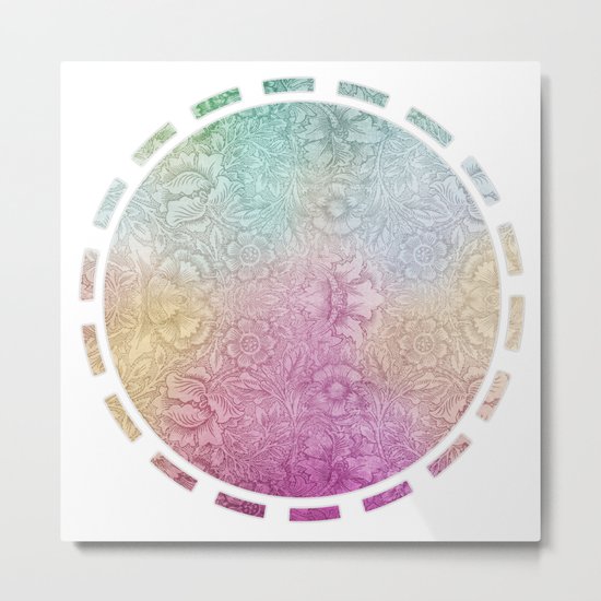 SUMMER CIRCLE Metal Print