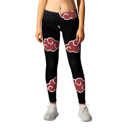 Japanese Clouds Leggings | Clouds, Black, Japanese, Graphicdesign, Otaku, Japan, Goth, Red, Anime, Obito 