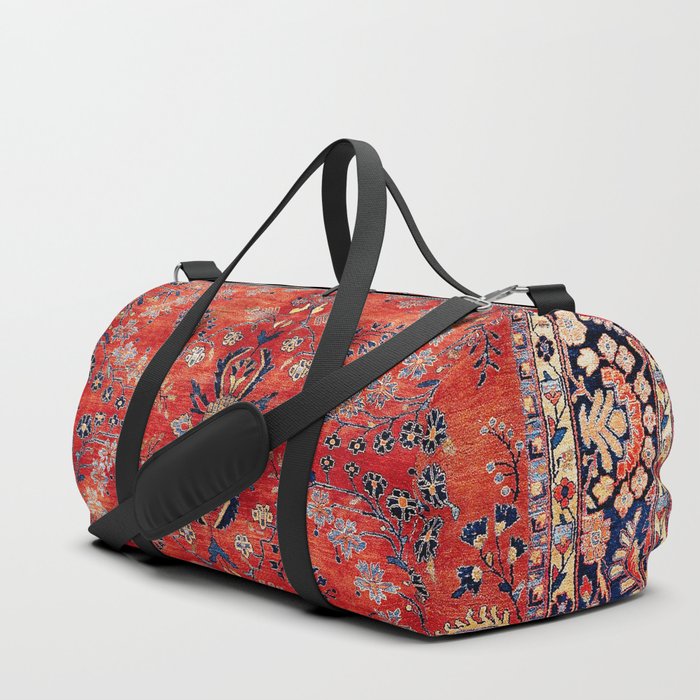 Sarouk Arak West Persian Carpet Print Duffle Bag