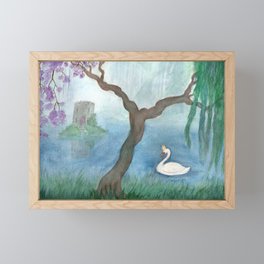 Swan Lake Framed Mini Art Print
