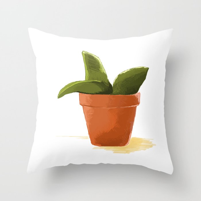 Plant Throw Pillow