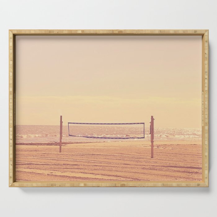 Beach Volleyball Serving Tray