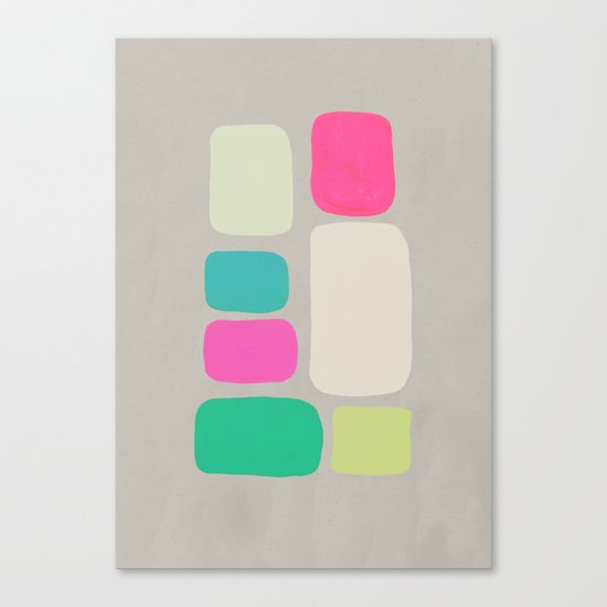colour + pattern 2 Canvas Print