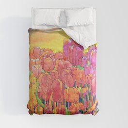 Tulip Garden Comforter