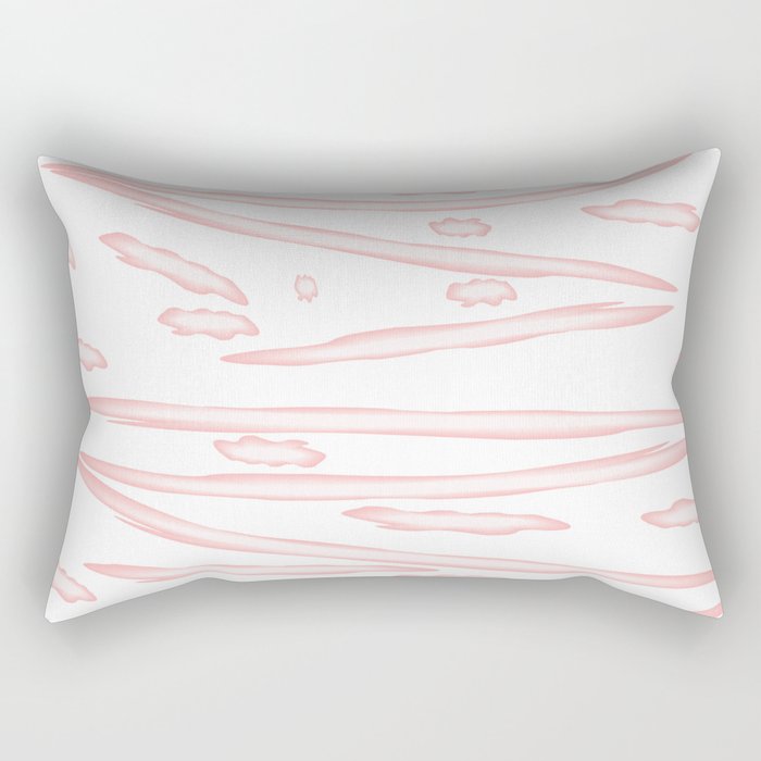 Raining Scratches Pattern Rectangular Pillow
