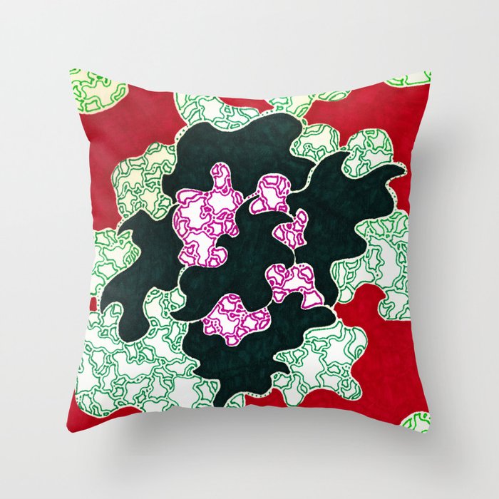 A Dance With Fire Throw Pillow