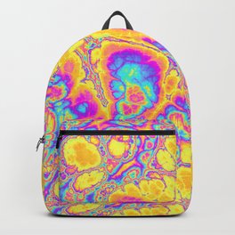 Psychedelic Fractal Marble Tie Dye Backpack