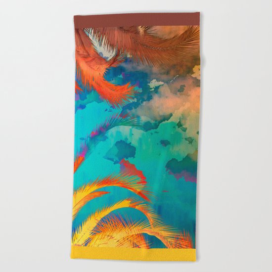 A place for lying down and look up / Botanic Beach Towel