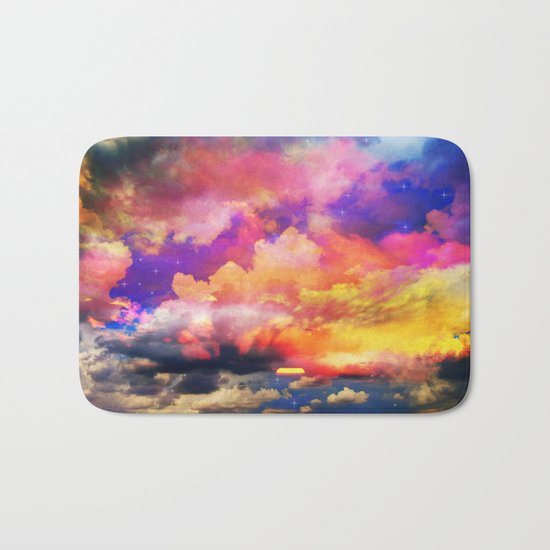 lollipop sunset Bath Mat