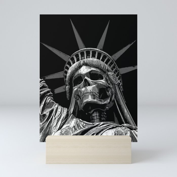 Liberty or Death B&W Mini Art Print