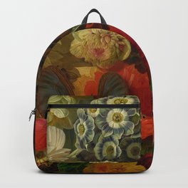 "Baroque Spring of Flowers and Butterflies" Backpack
