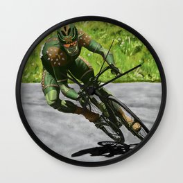 Fantasy Cyclist Bike Racing Wall Clock
