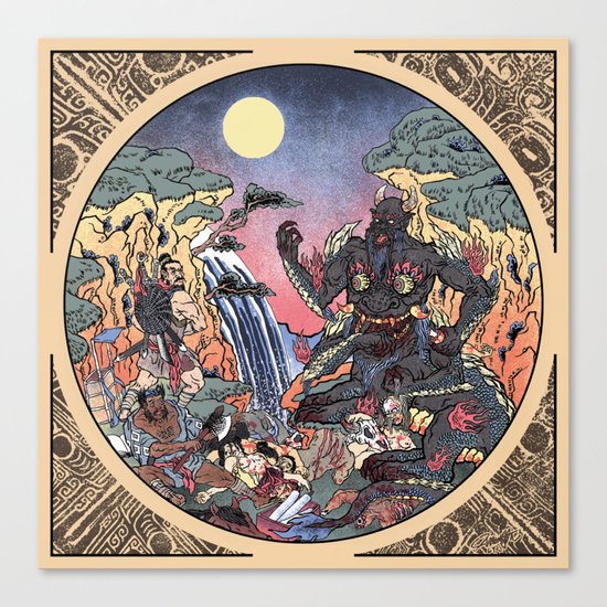 The Villains—The T'ao Ti'ie Canvas Print