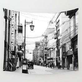 The Streets of Gion, Kyoto Wall Tapestry