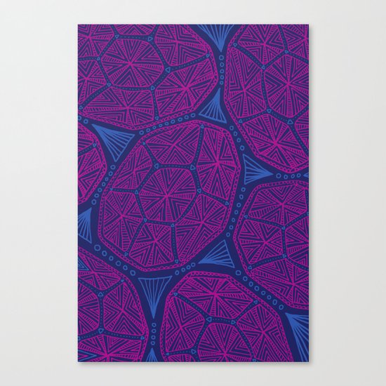 Tidepool Geo Canvas Print