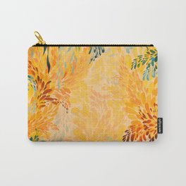 Turquoise Yellow Carry-All Pouch