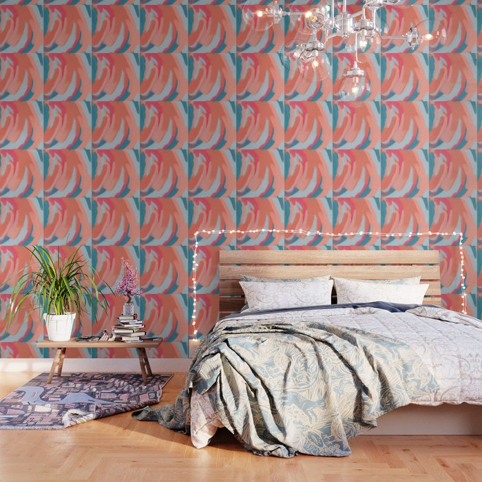 Colouring In Wallpaper By Isobelbakerartist Society6