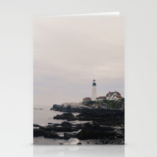 Lighthouse on the coast Stationery Cards