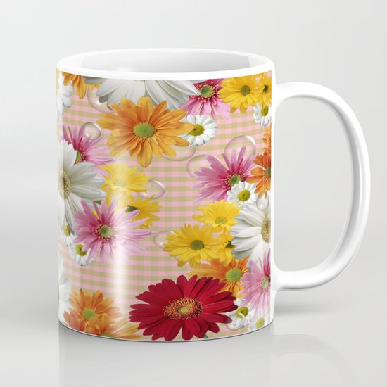 Retro Country Flowers Coffee Mug