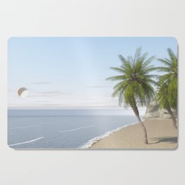 Beach and Sea in Sunshine During the Summer Cutting Board