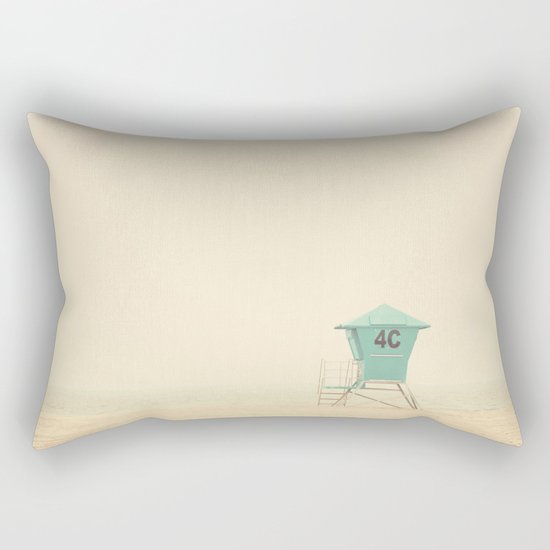 the sound of outer ocean on a beach ... Rectangular Pillow