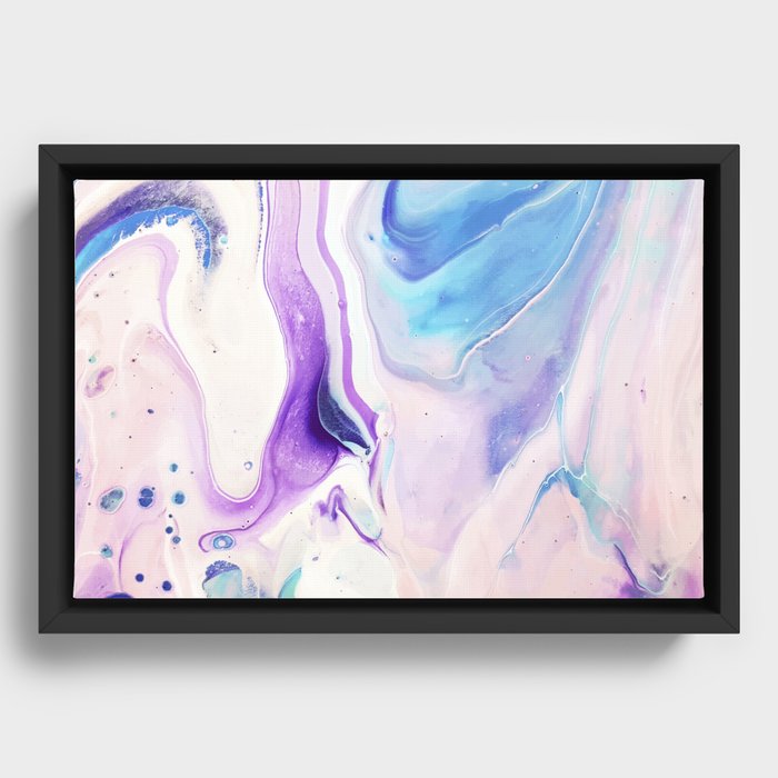 Marble Texture Surface 52 Framed Canvas