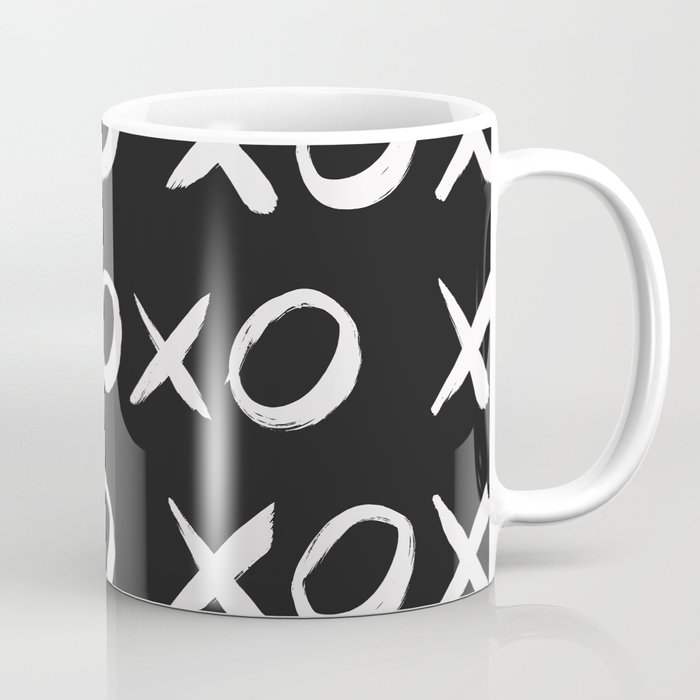 XOXO Hugs Kisses Pattern Coffee Mug