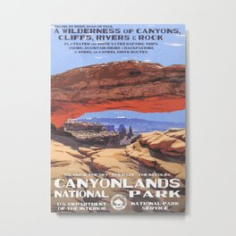 Canyonlands National Park Metal Print | Bicycleart, Climbing, Camping, Rockclimbing, Hunting, Fishing, Strava, Bicycle, Bikeart, Mountain 