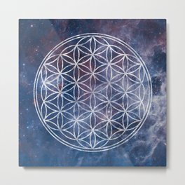 Sacred Geometry Universe 5 Metal Print